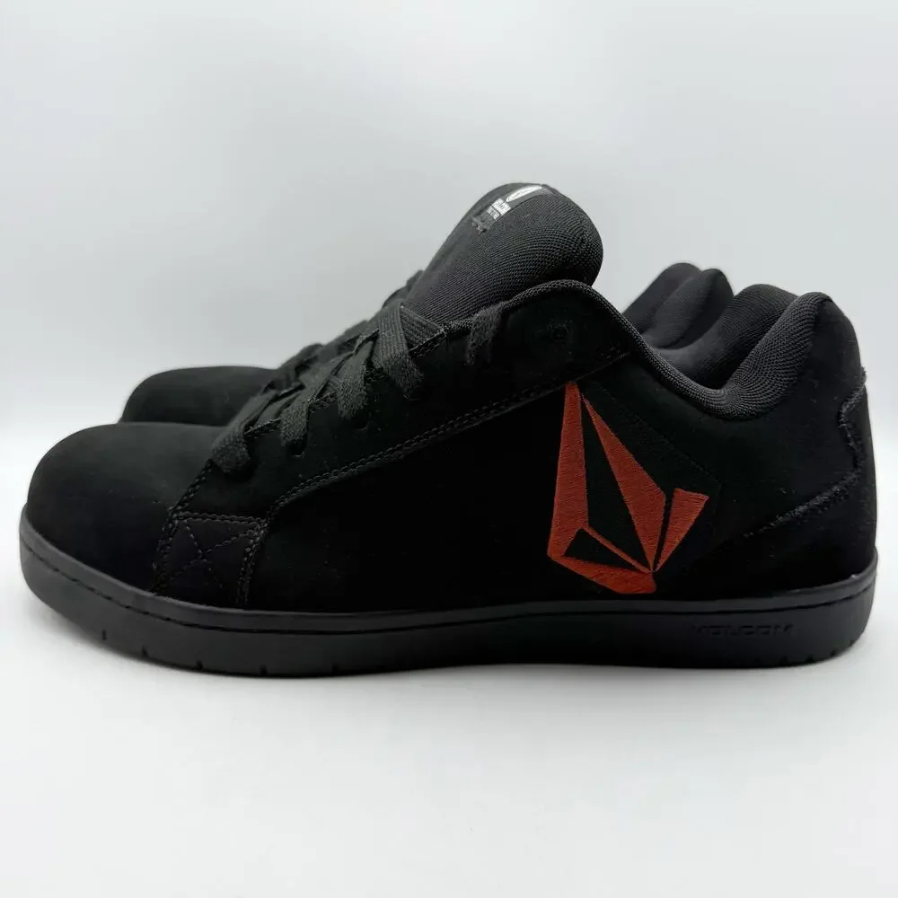 Volcom Mens 30471 Composite Toe Skate Work Shoes US 14 M Black EUC